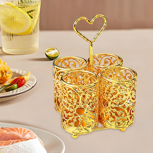 Soporte Para Almacenamiento De Palillos, 4 Compartimentos
