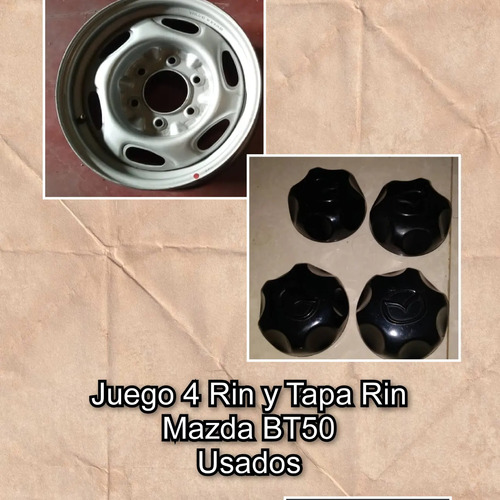 Juego De Rin Y Tapa Rin Para Mazda Bt50