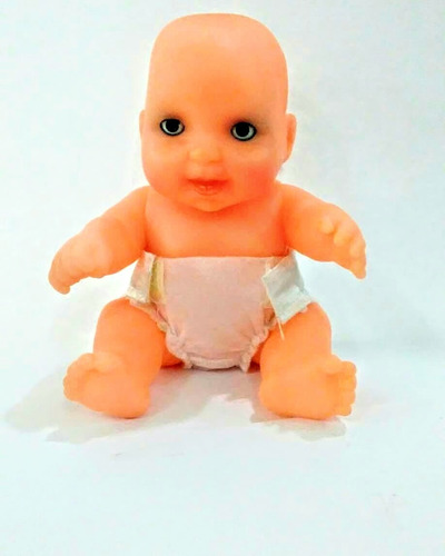 Imagen 1 de 2 de Muñeco Bebe De Goma Resistente Baby Juguete