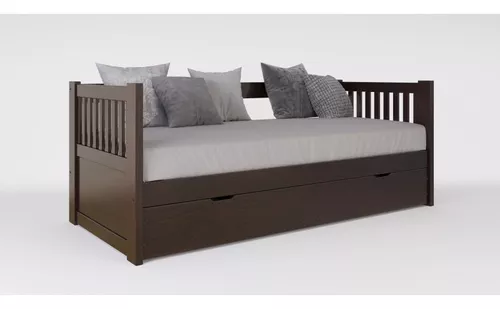 Diván Cama Extensible Pacífico Inmacol Caoba