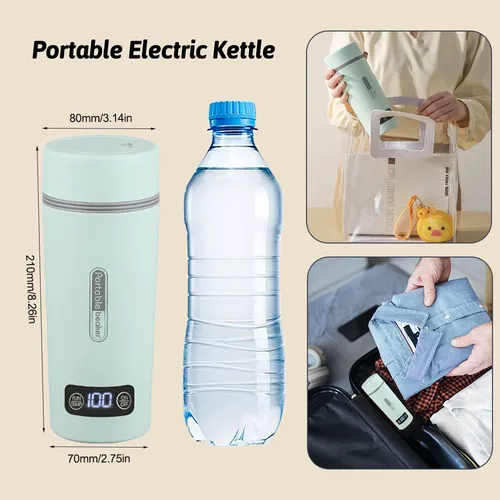 Electric Cup 350ml Boiling Water Travel Work Electric