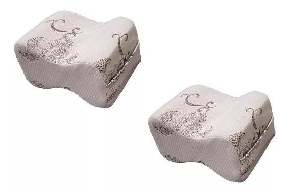 Pack 2 Almohadon Piernas Relax Rodillas Espuma Alta Densid