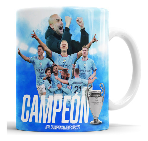 Taza Manchester City - Campeón Champions League