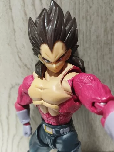 Boneco Articulado Vegeta Super Sayajin 4 Ssj4 Goku Naruto