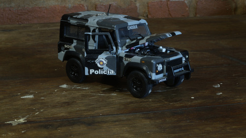 Miniatura Land Rover Polícia Militar -sr-apego (cód. 2364) Camuflado