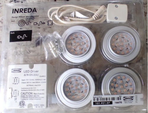 Sistema De Luz Led, 4 Ojos De Buey, Luz Blanca