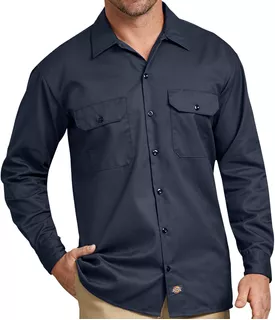 Camisa Dickies 574 Manga Larga Trabajo Uso Rudo Resistente