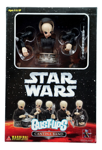 Star Wars Gentle Giant Bust Ups Cantina Band 5 Pack