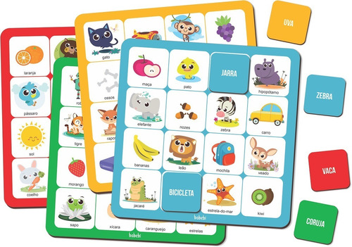 Jogo Educativo Bingo Das Palavras - Babebi 6045