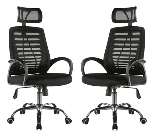 Silla De Oficina Set X 2 Escritorio Erin Ergonimica Grupo Sl