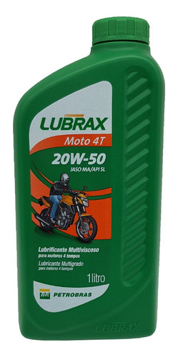 Óleo Lubrax 20w50 Sl Mineral (gp Moto)