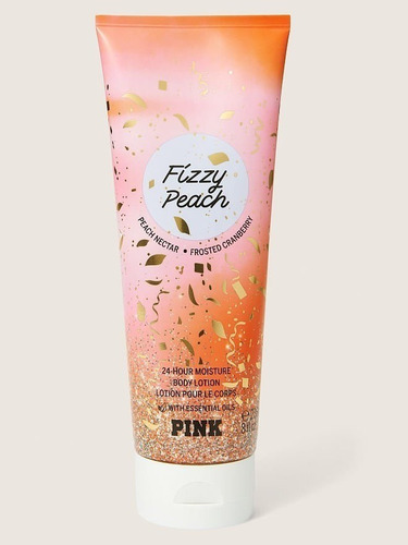 Victoria's Secret - Hidratante Fizzy Peach Body Lotion- Pink