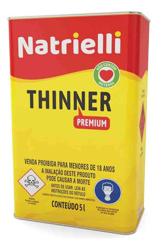 Thinner Natrielli 8100  5 Litros &nbsp;&nbsp;&nbsp;&nbsp;&nb
