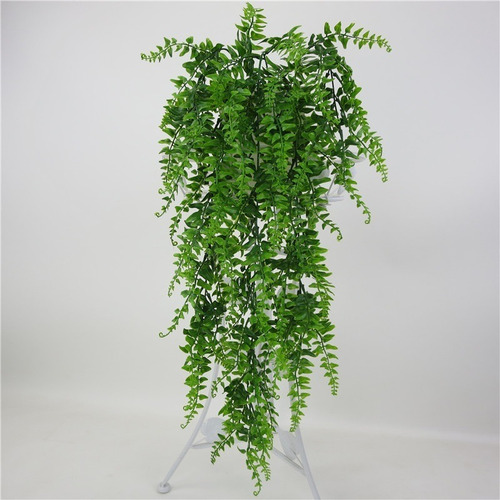 60 Helecho Planta Colgante Artificial Follaje Muro Verde