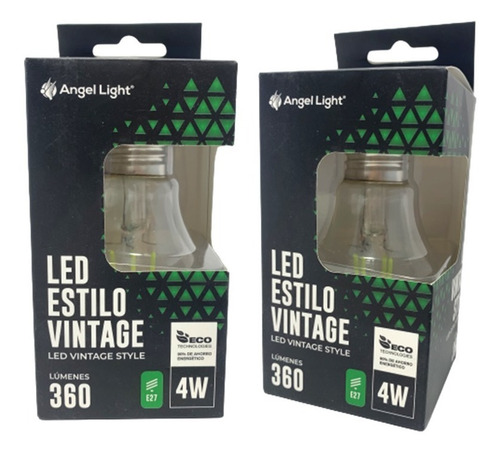 Imagen 1 de 1 de Bombillo Vintage Led 4w Verde Decorativo Tienda *