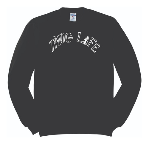 Sudadera Tupac 2pac Thug Life Tatuaje Tattoo Hombre Mujer