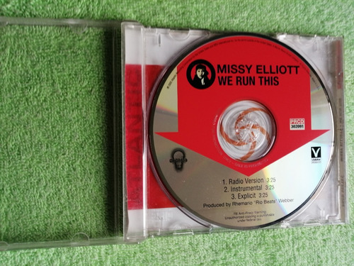 Eam Cd Maxi Single Missy Elliott We Run This 2005 Atlantic 