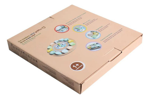 Juego De Encaje Didáctico Universal Fun Reloj De Encaje