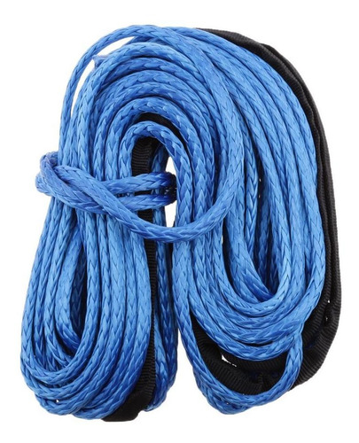 Cable De Línea De Cabrestante Sintético Azul De 1/5 Cuerda