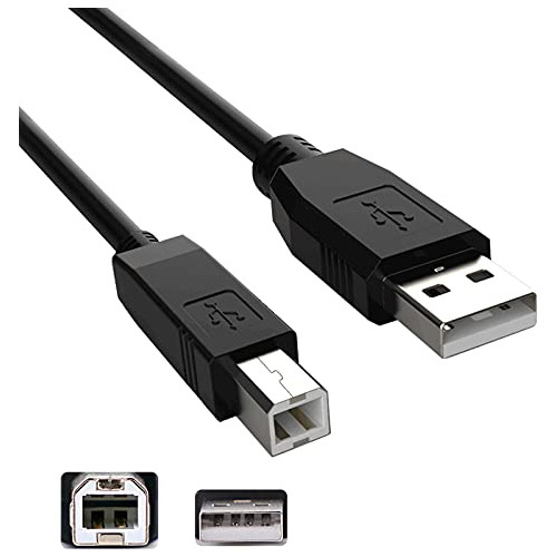 Cable Usb 2.0 A B De 10ft Teclado Digital Yamaha Dgx230