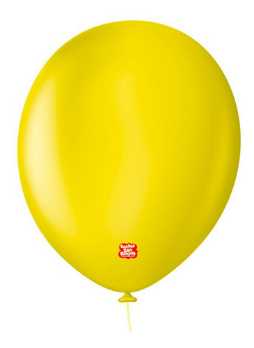 Balão Premium Uniq Balão São Roque 11pol 15und Cor Amarelo Citrus