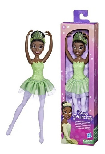 Muñeca bailarina Tiana de las princesas Disney - Hasbro F4318