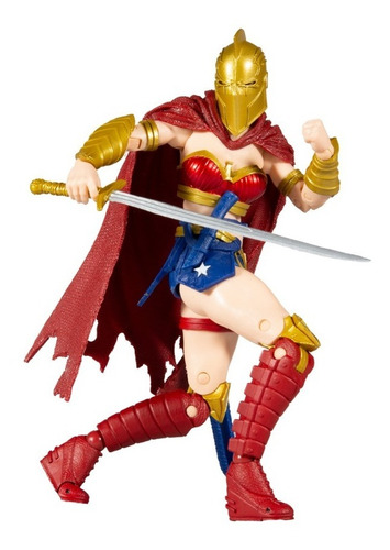 Imagen 3 de 8 de Wonder Woman Figura Dc Mulitiverse With Helmet Of Fate