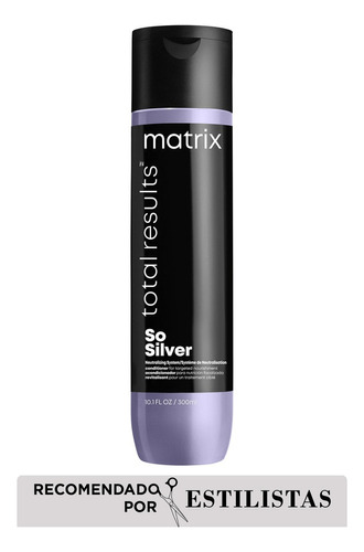 Acondicionador So Silver Cabello Rubio Plateado 300ml Matrix