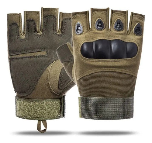 Outdoor Travel Military Half Finger Protective Gloves
