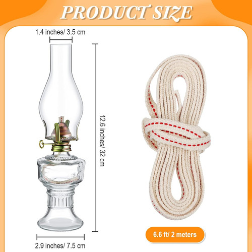 O U Lámpara De Aceite Rústica De 2 Piezas, Grande,