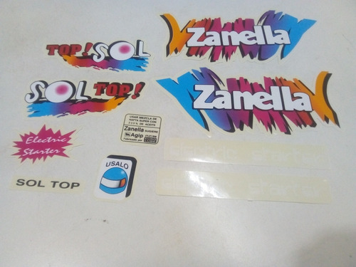 Kit Calcos Zanella 50 Sol Top