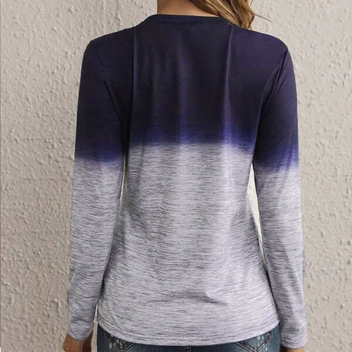 Jersey Cómodo De Manga Larga Con Estampado De Moda Para Muje