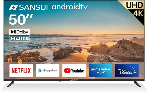 Sansui Smx50v1ua 50 Ultra Hd 4k, Smart Tv, Android Tv