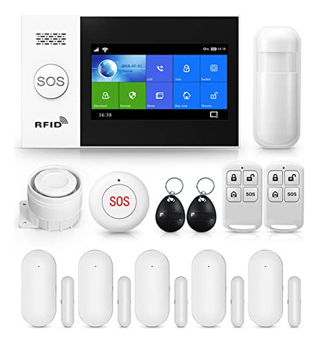 Alarm System For Home Security,wireless 4.3  Fulltouch ...