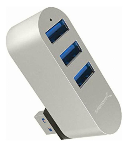 Sabrent Premium 3-port Aluminum Mini Usb 3.0 Rotatable Hub