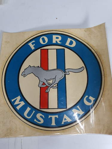 Antiguo Calco Original De Gelatina De 1970 Ford Mustang