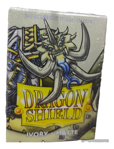 Micas Dragon Shield Japanese Size Ivory Matte Yugioh 