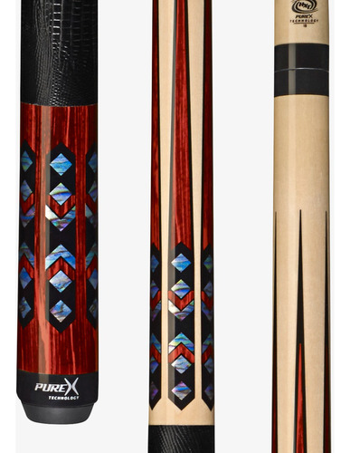 Players Hxte8 Billiard Pool Cue Purex Technology, Natural B.