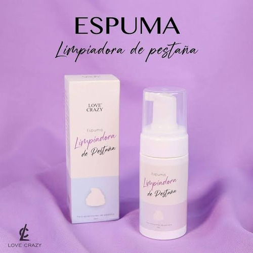 Lash Shampoo Espuma Limpiadora Pestañas 100ml+brocha+pizeta Blanco C 1 Mm 1 Mm
