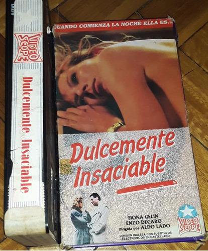 Dulcemente Insaciable Vhs Aldo Lado Fiona Gelin Italia Eroti