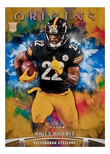 Nfl Najee Harris Pittsburgh Steelers Panini Origins Tarjeta