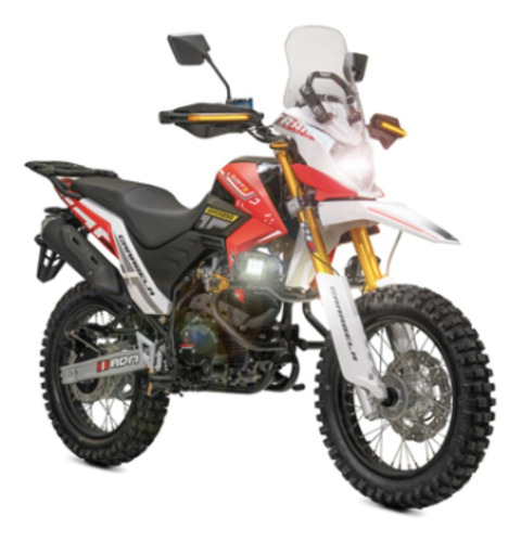 Motocicleta Carabela Dirt 3 250 Cc Roja Doble Propósito