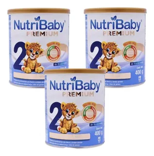Nutribaby Premium 2 Pack De 3 Latas De 400g