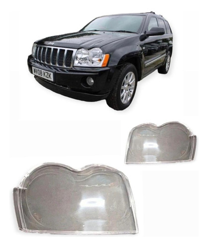 Lente Acrilico Optica Jeep Grand Cherokee 08 09 10 11 12