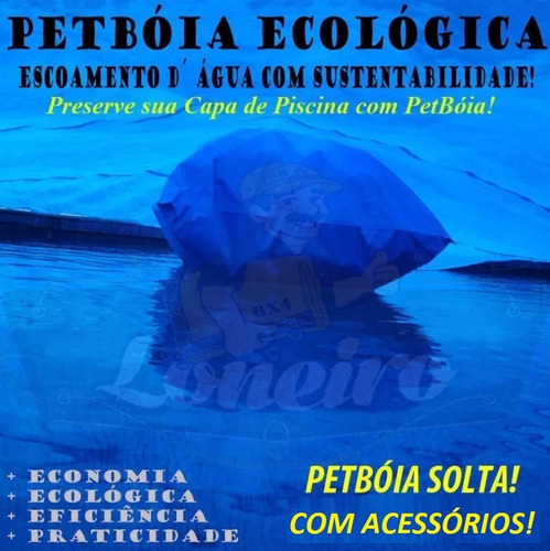 4 Pet Bóia Ecológica Escoa Àgua Capa De Piscina + Acessórios