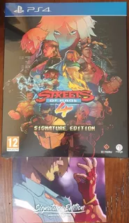Streets Of Rage 4 ( Signature Edition) + Postal - Ps4