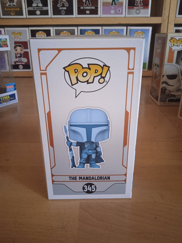 Funko Pop Mandalorian Glow Entertainment Earth Sticker Nuevo