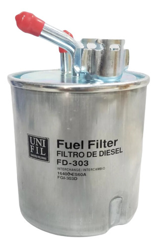 Filtro Diesel Nissan Urban  3.0l 08-11