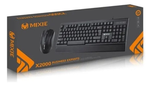 Teclado Gamer Combo X2000 Ingles Color Negro Ergonómico