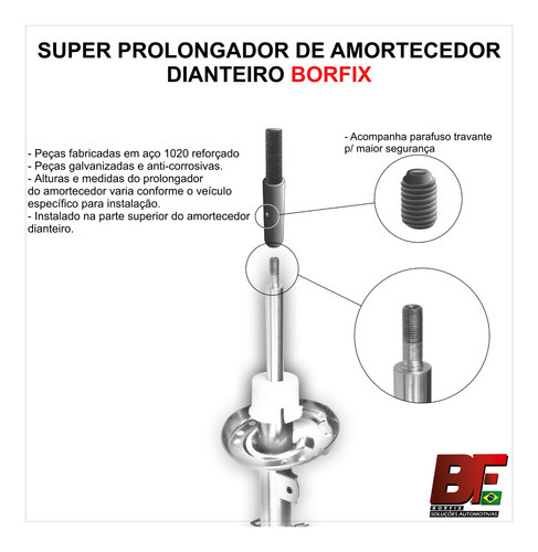 Kit Calço Mola Diantei 3,5cm Trasei 4cm +prolongs Onix ../19
